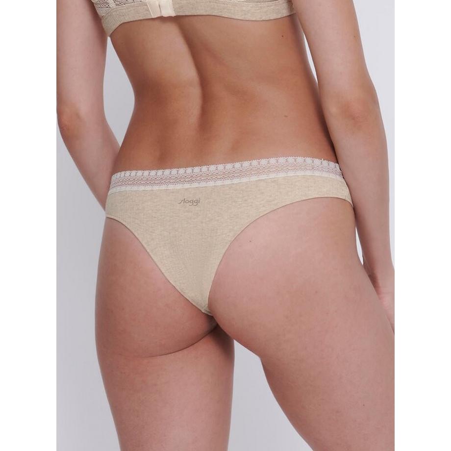 sloggi Go Ribbed Brazil Slips 2er-Pack  