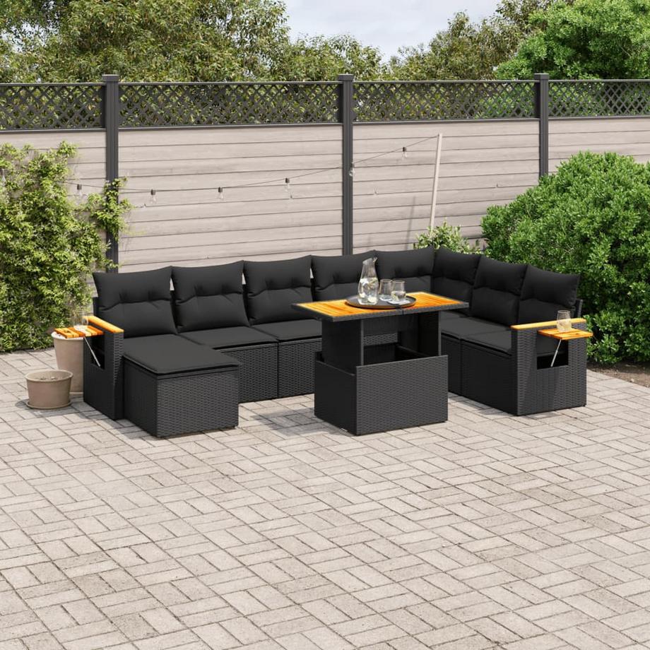 VidaXL Garten sofagarnitur poly-rattan  