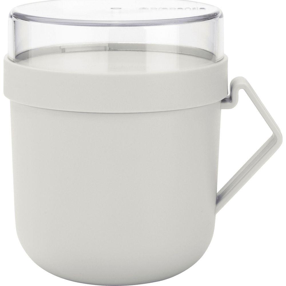 brabantia  Brabantia Make & Take Rotondo Tazza 0,6 L Grigio chiaro 1 pz 