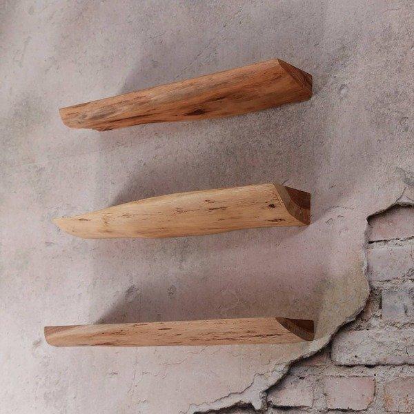 mutoni Wandregal Live Edge 60cm (3er-Set)  