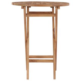 VidaXL Table de jardin bois  