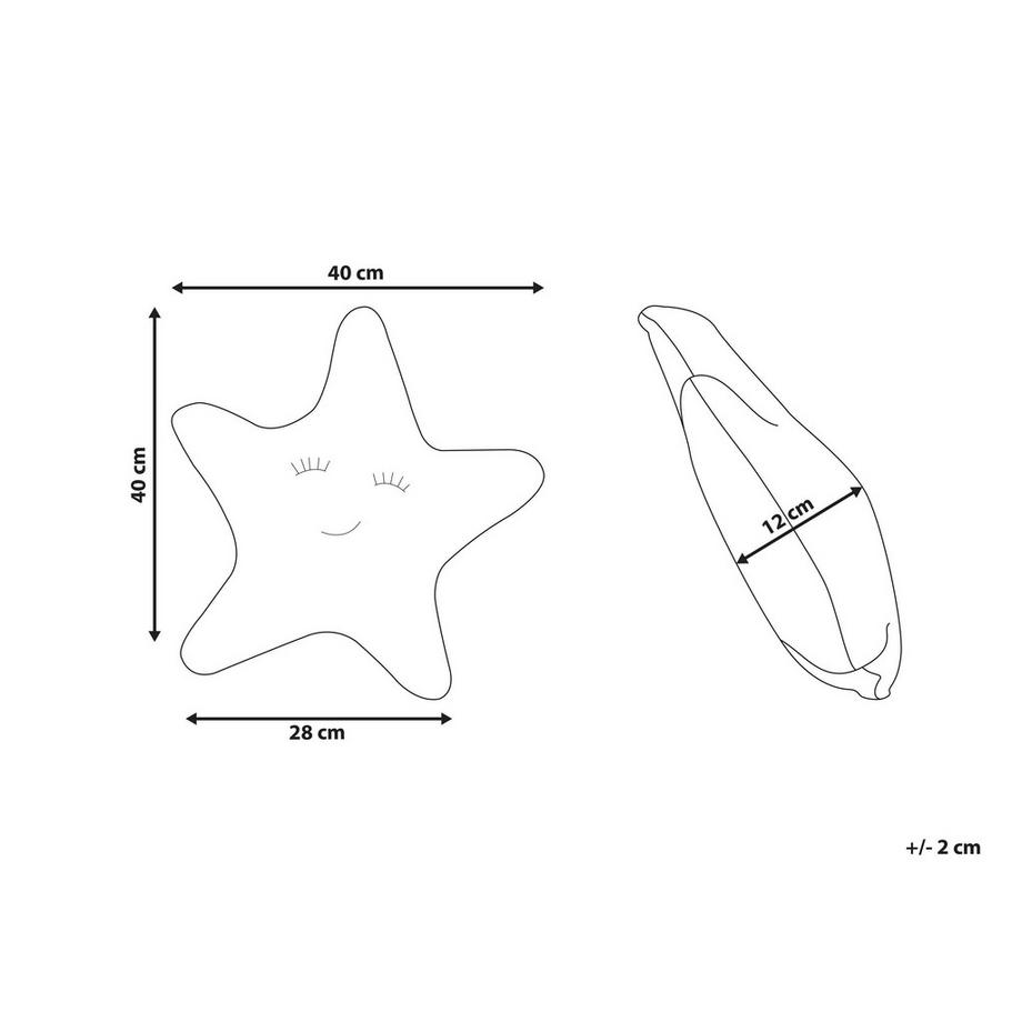 Beliani Dekokissen aus Baumwolle Modern BHOPAL  