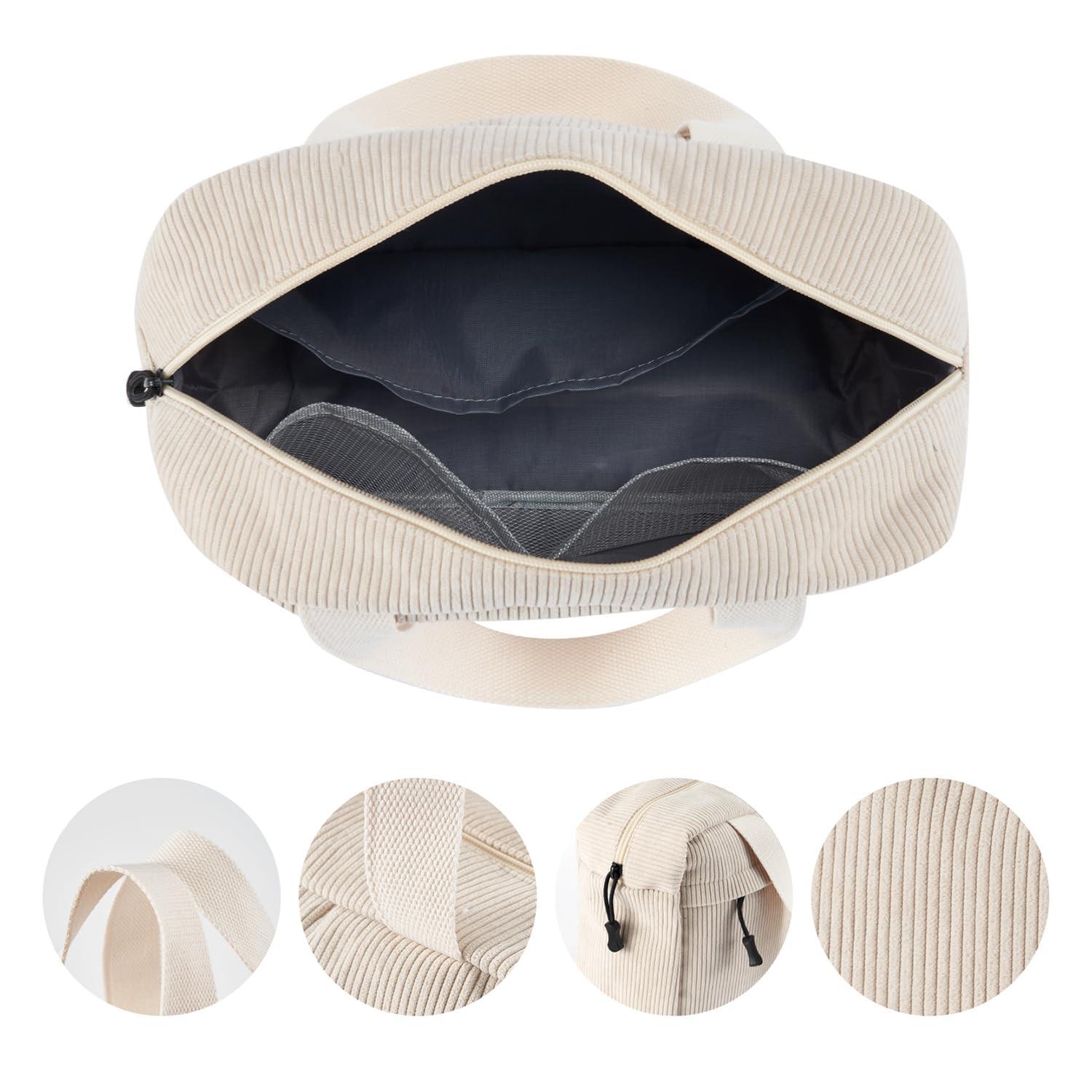 Only-bags.store Große Kosmetiktasche aus Cord  