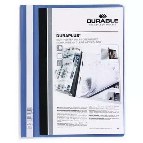 DURABLE DURABLE Angebotshefter DURAPLUS 2579/06 für 100 Blatt A4 blau  