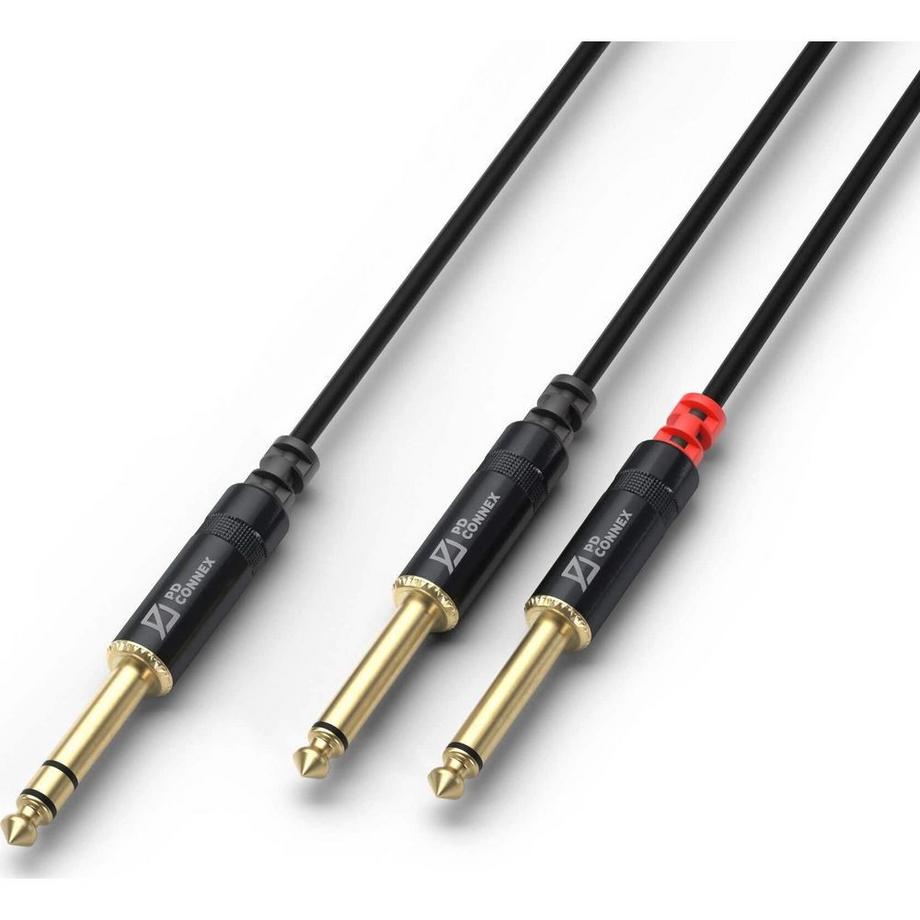 PD-Connex  CX76-3 Klinke 6,3mm, male - Klinke 6,3mm, male 3 m (0.03 m, Einstiegsklasse, 6.3mm Klinke 