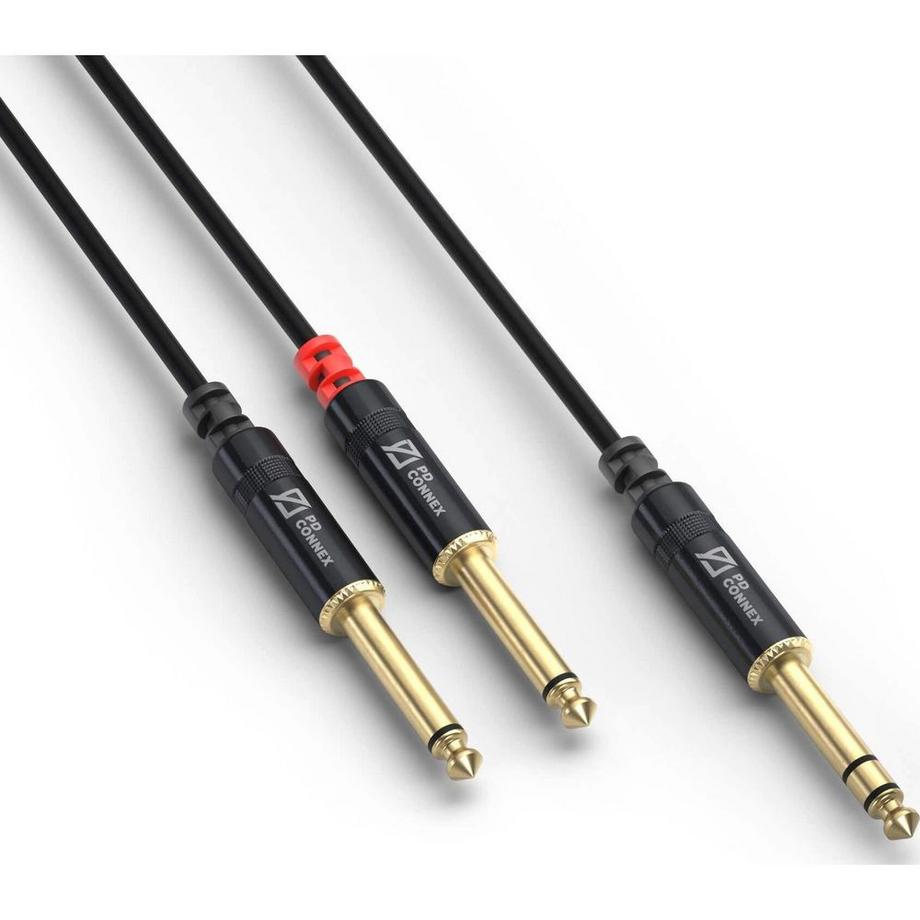 PD-Connex  CX76-3 Klinke 6,3mm, male - Klinke 6,3mm, male 3 m (0.03 m, Einstiegsklasse, 6.3mm Klinke 