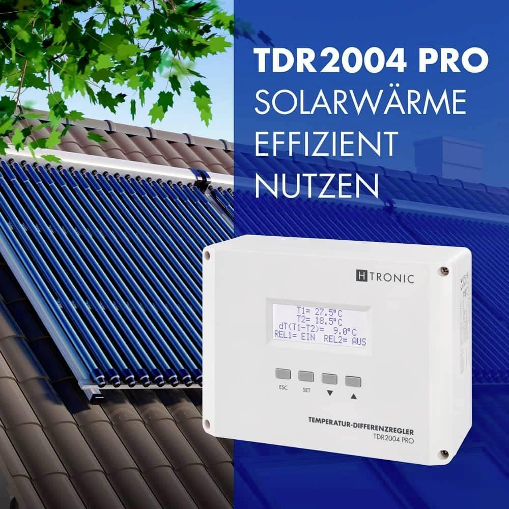 H-Tronic Temperatur-Differenzregler TDR2004 PRO  