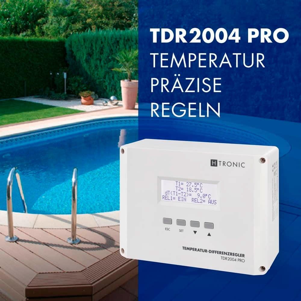 H-Tronic Temperatur-Differenzregler TDR2004 PRO  