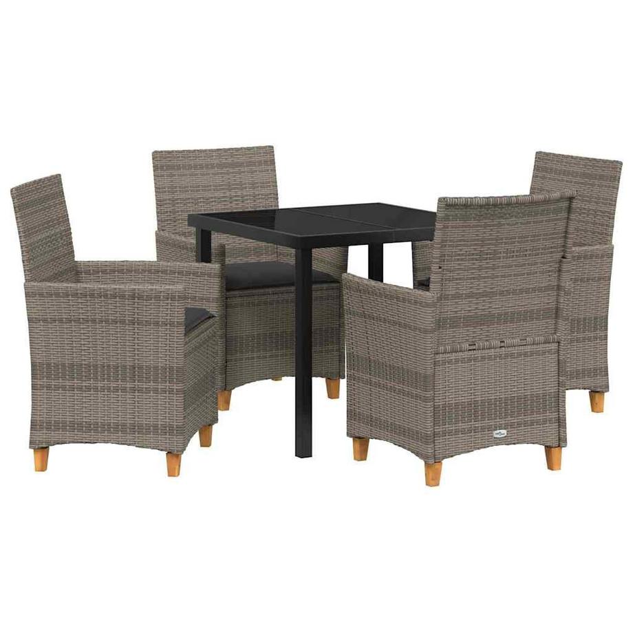 Set da Pranzo per Giardino Polyrattan