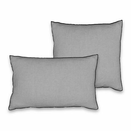 AM.PM Housse de coussin pur lin lavé Elina  