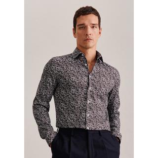 Seidensticker  Business Hemd Shaped Fit Langarm Floral 