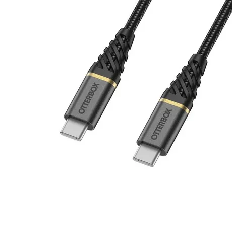 Otterbox  Premium Cable USB C-C 1M USB-PD, noir 