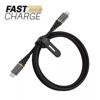 Otterbox  Premium Cable USB C-C 1M USB-PD, noir 
