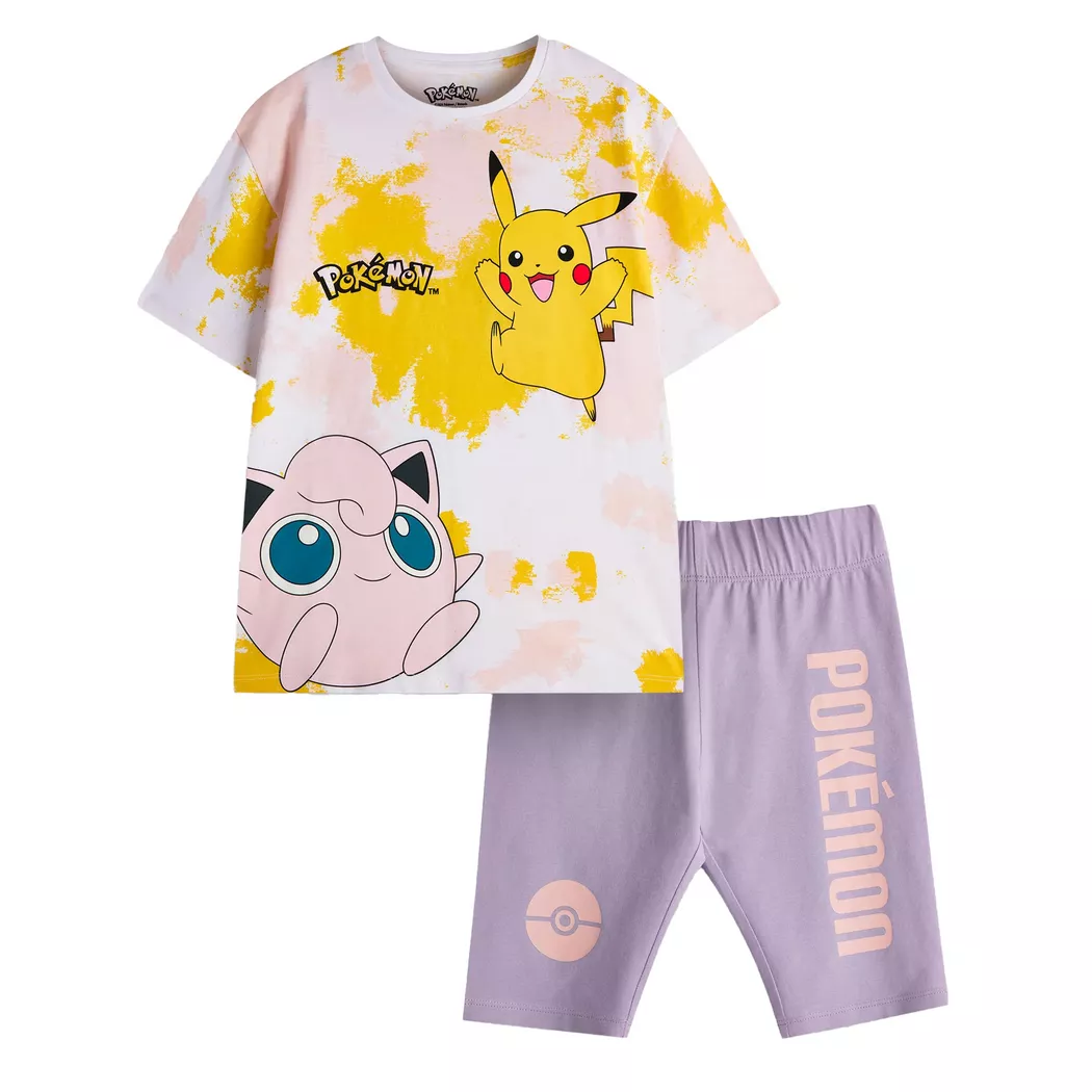 Pokémon - TShirt und Shorts, 110, Multicolor