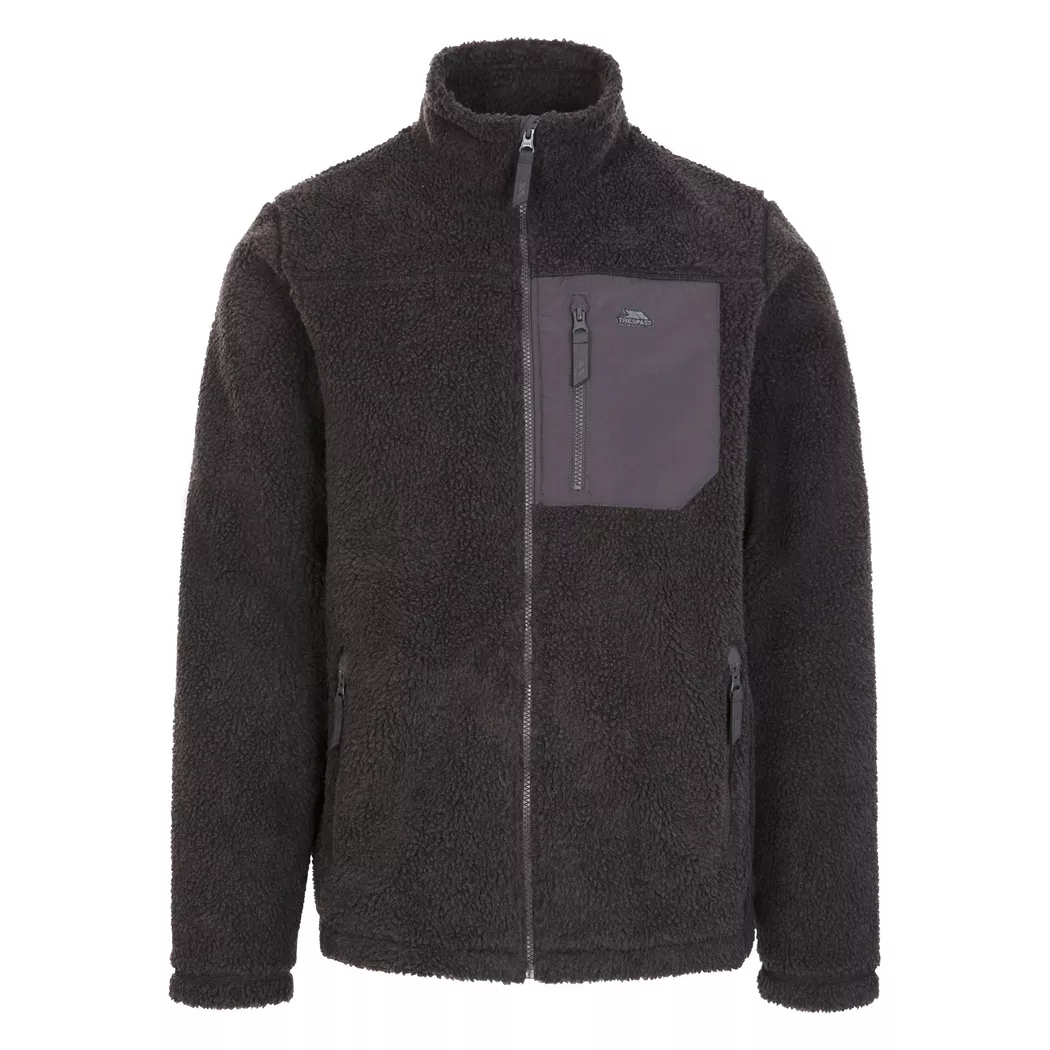 Trespass - Buck Fleecejacke, für Herren, Grau, Größe XL