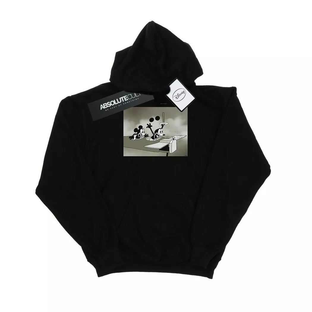 Disney - Crazy Pilot Kapuzenpullover, für Herren, Schwarz, Größe S