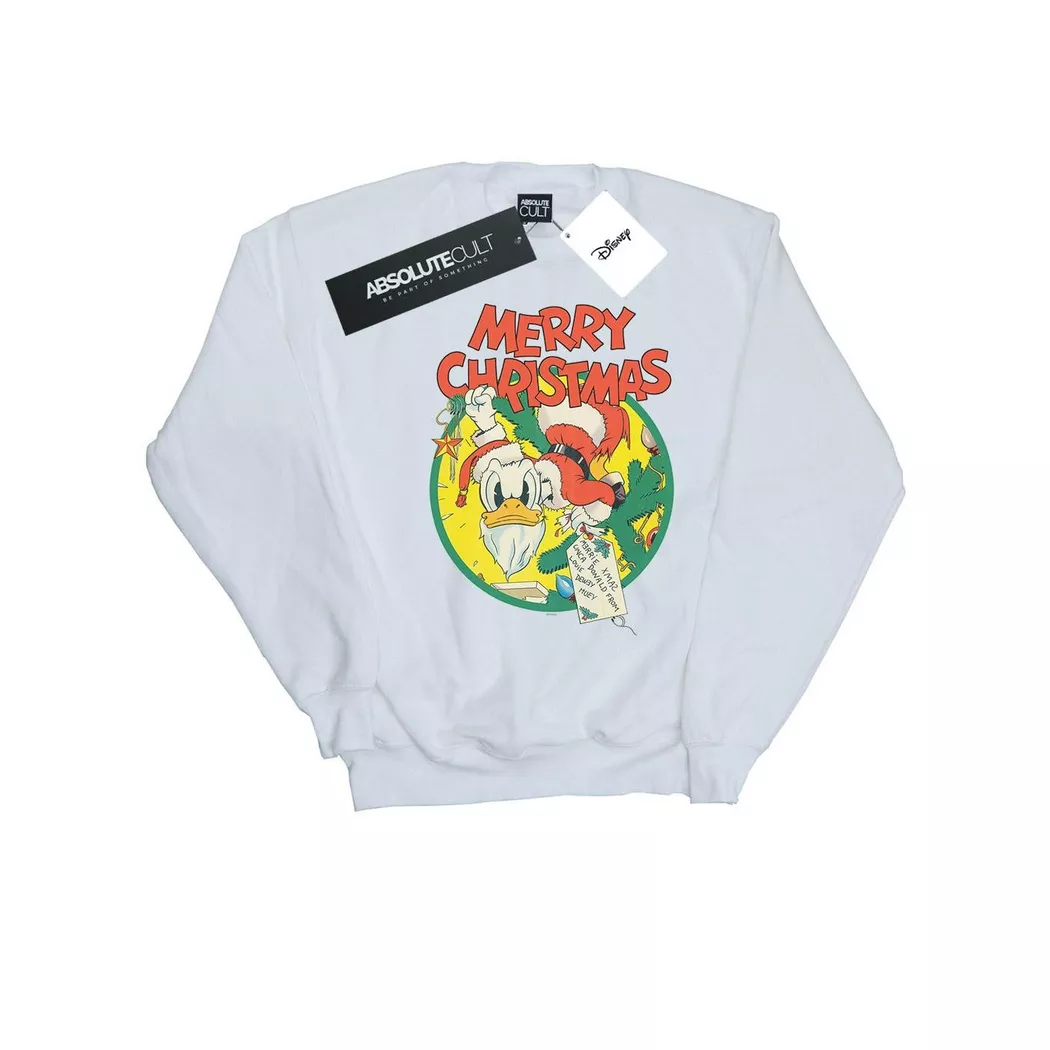 Disney - Merry Christmas Sweatshirt, 128, Weiss
