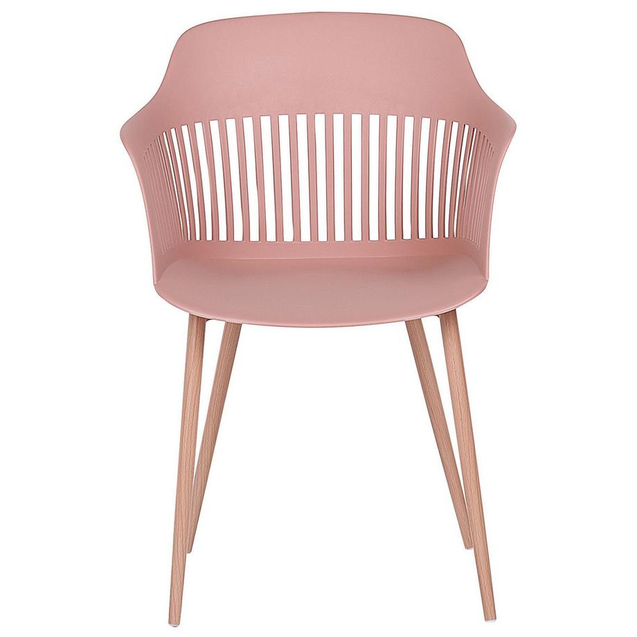 Beliani Esszimmerstuhl 2er Set aus Kunststoff Modern BERECA  