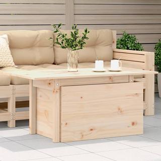 VidaXL Table de jardin bois de pin  