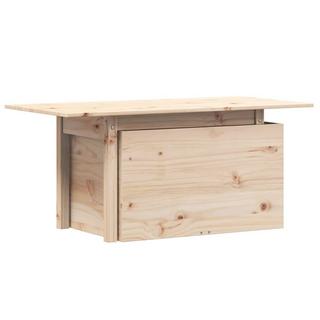 VidaXL Table de jardin bois de pin  