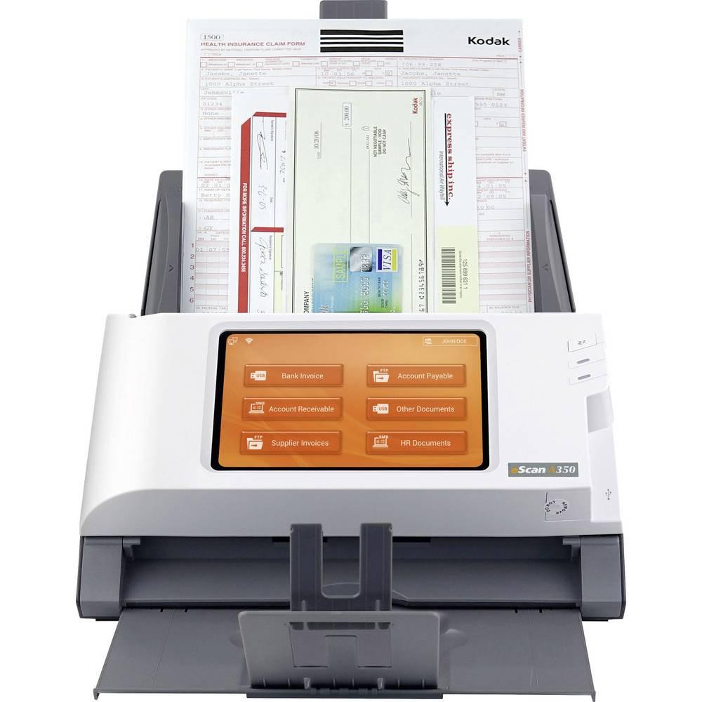Plustek  EScan A350 Enterprise ADF + scanner ad alimentazione manuale 600 x 600 DPI A4 Nero, Bianco 