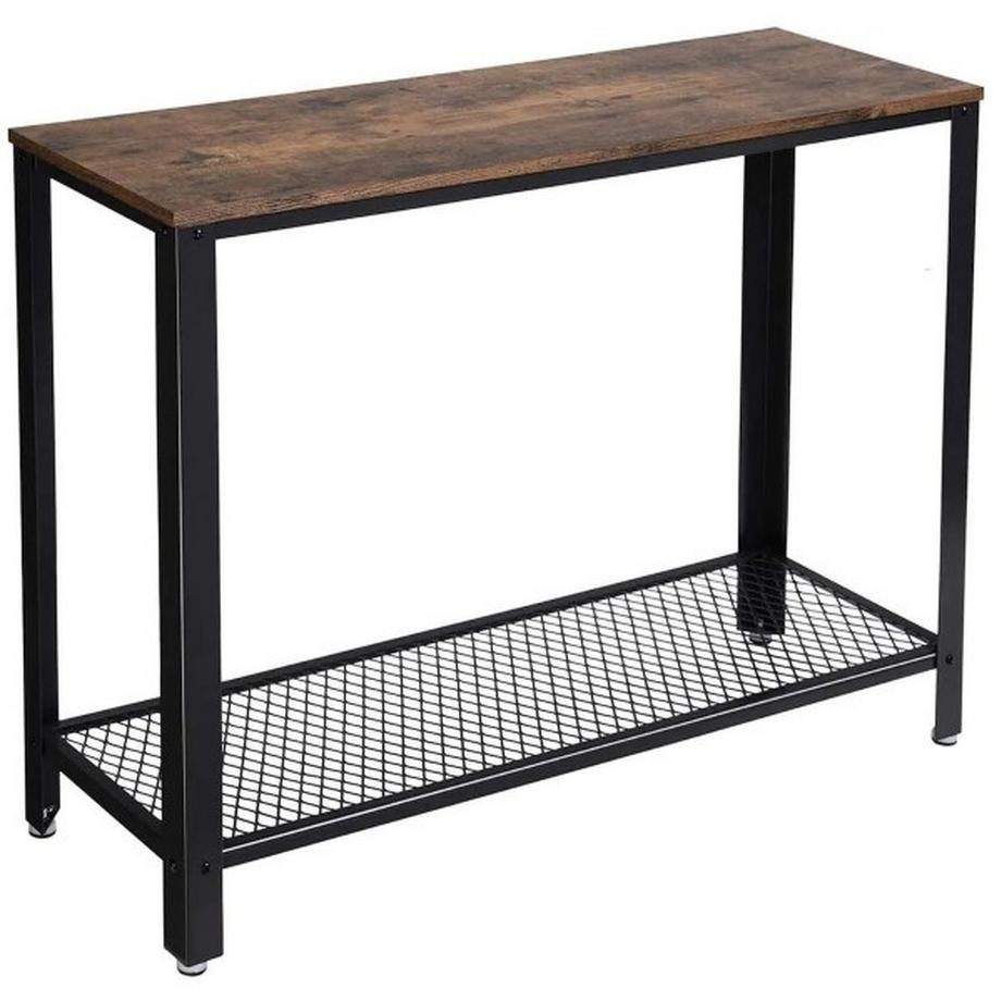 Songmics  Beistelltisch aus Holz und Metall 35 x 80 cm 