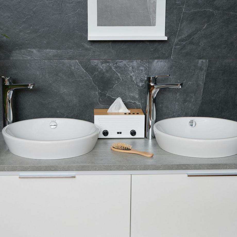 Northix  Kosmetiktücherbox im Radiodesign 