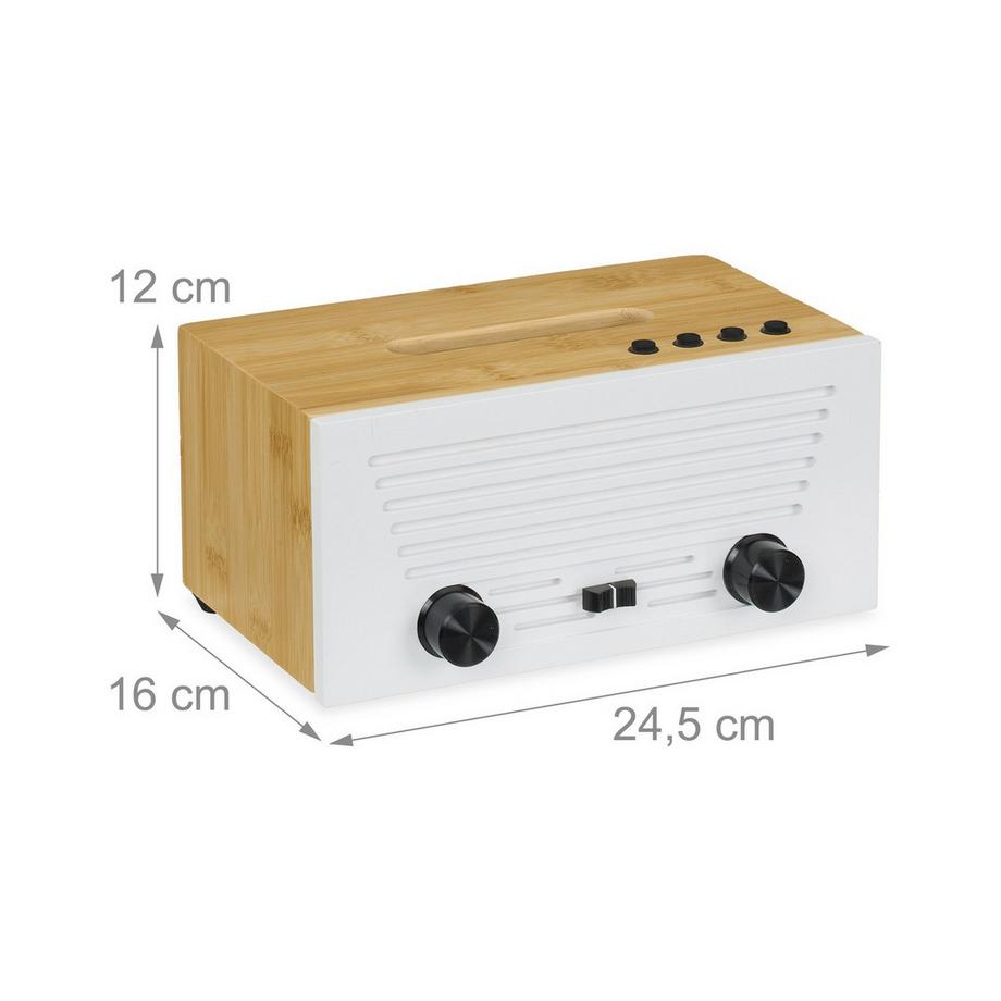 Northix  Kosmetiktücherbox im Radiodesign 