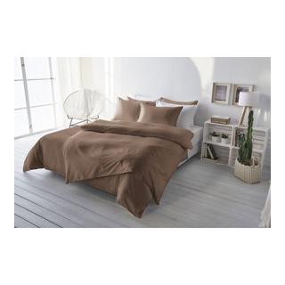 Living Home Uni Satin Taie de duvet  