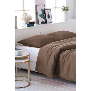 Living Home Uni Satin Taie de duvet  