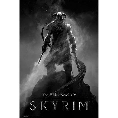 GB Eye Poster - Gerollt und mit Folie versehen - Skyrim - Dovahkiin  