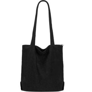 Only-bags.store  Grand sac à provisions en velours côtelé pour l'université, le travail, l'école et la vie de tous les jours 