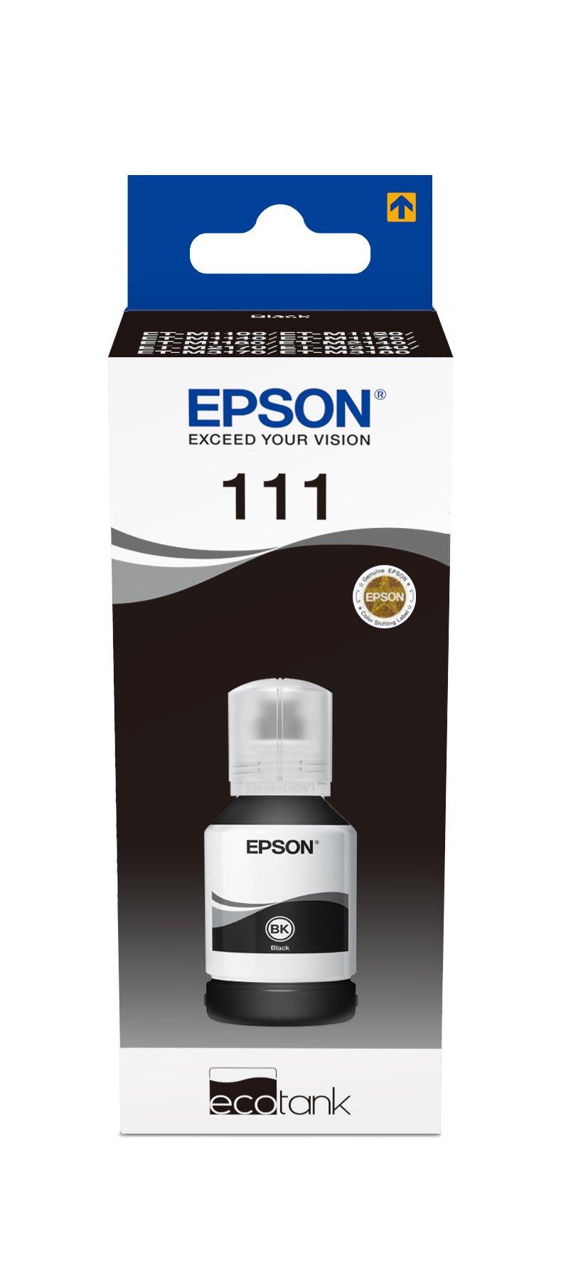 Image of EPSON EPSON Tintenbehälter 111 schwarz T03M140 EcoTank ET-M2170 6000 Seiten - ONE SIZE