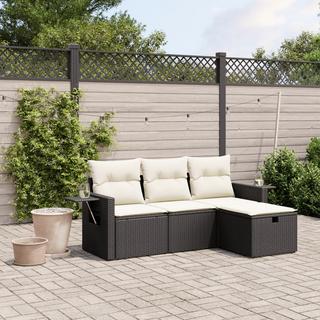 VidaXL set divano da giardino Polirattan  