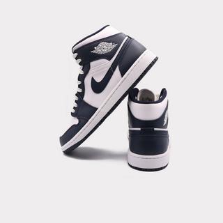 NIKE  Air Jordan 1 - Mid Obsidian 