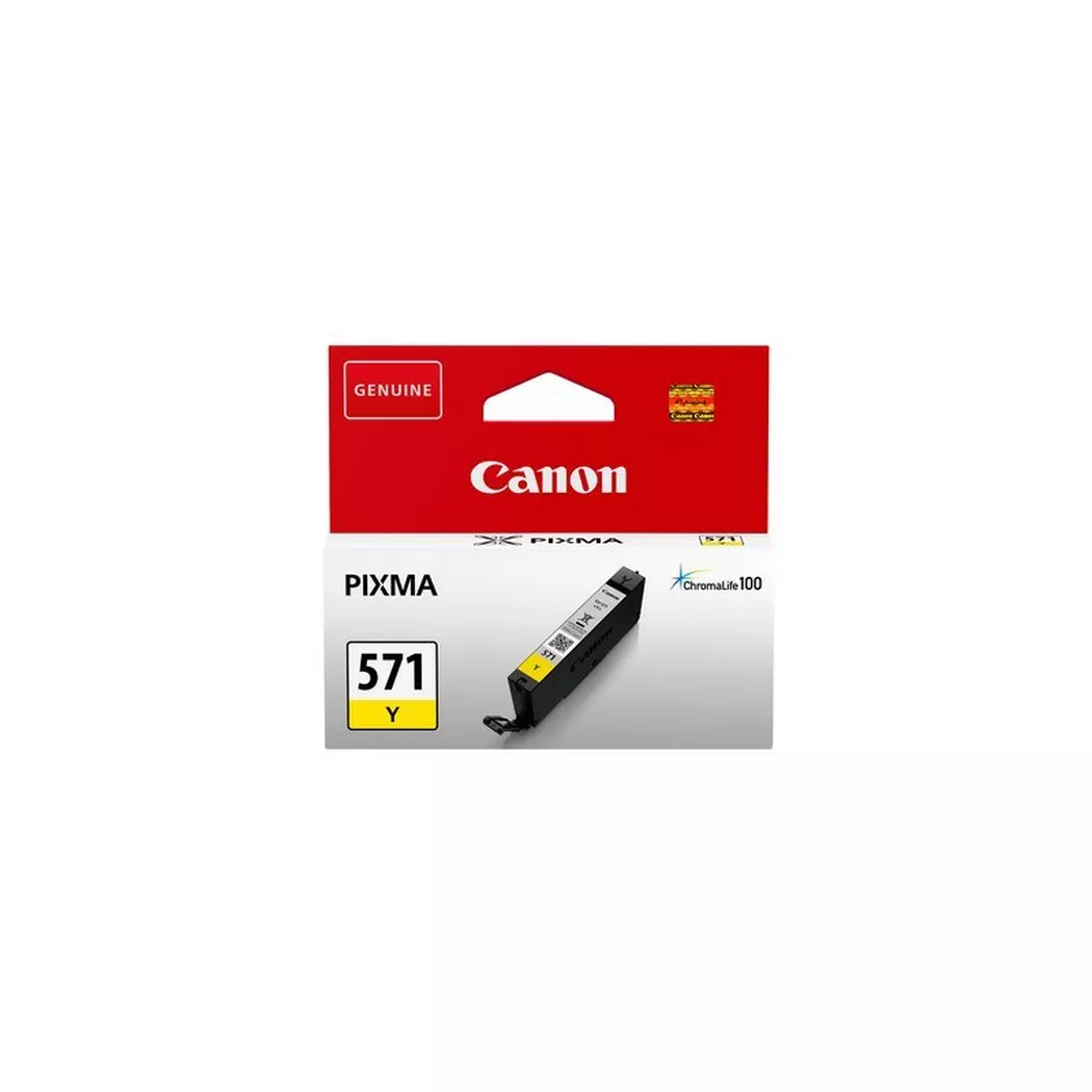 Canon – Tintenpatrone yellow CLI-571Y PIXMA MG5750 7ml, One Size