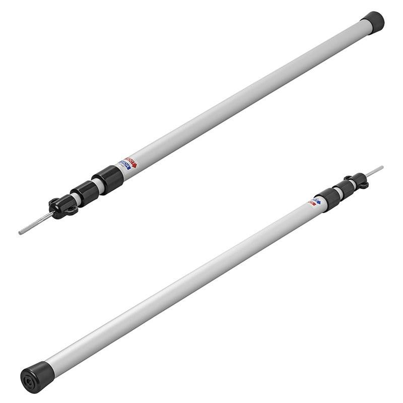 Pricenet  Palo per tenda telescopico 93-230 cm - set da 2 pezzi 