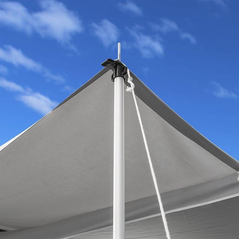 Pricenet  Palo per tenda telescopico 93-230 cm - set da 2 pezzi 