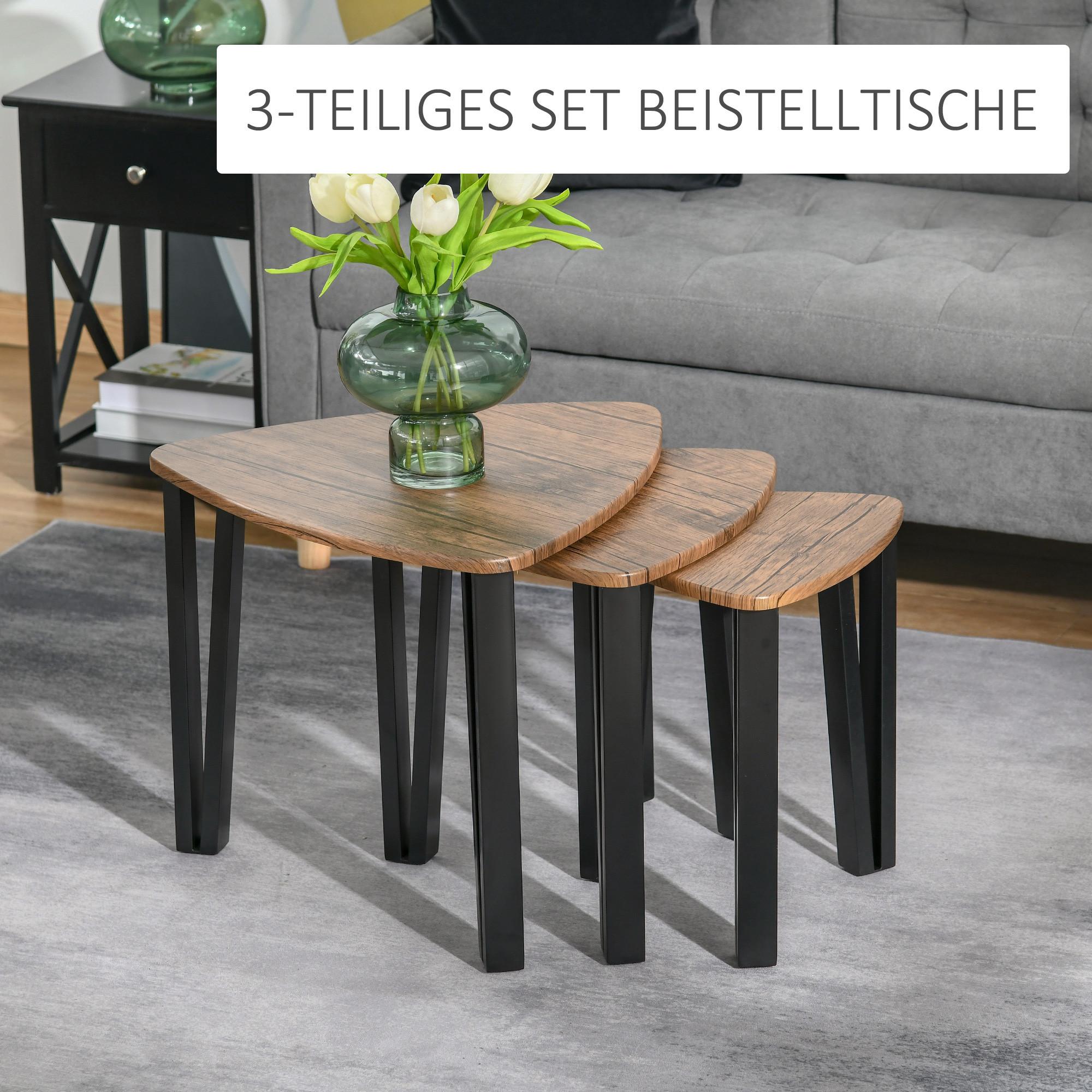 HOMCOM Couchtisch-Set  