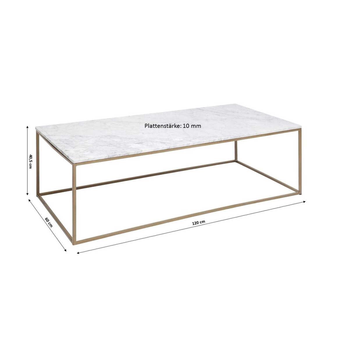 KARE Design Couchtisch Key West Marble 120x60cm  