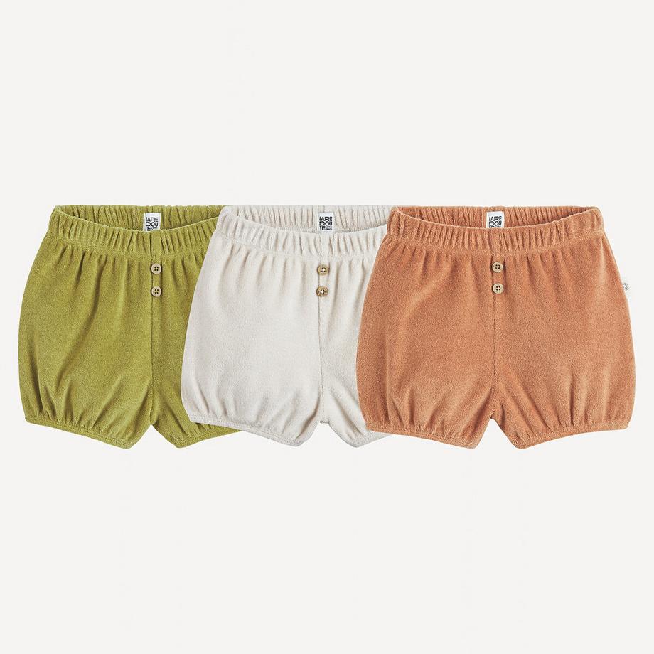 3er-Pack Shorts aus Frottee