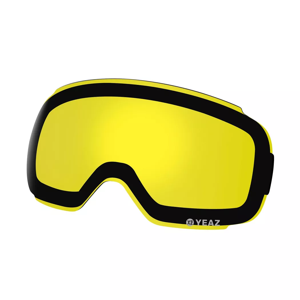 YEAZ - TWEAK-X Verres interchangeables pour les masques de ski et de snowboard, Jaune