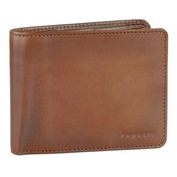 Domus RFID Scheintasche mit Klappe, cognac