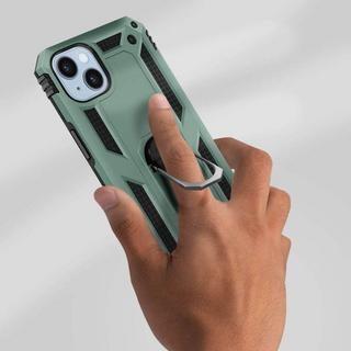 Avizar  Cover con Anello iPhone 14 Plus verde 