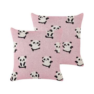 Dekokissen 2er Set aus Baumwolle Modern TALOKAN