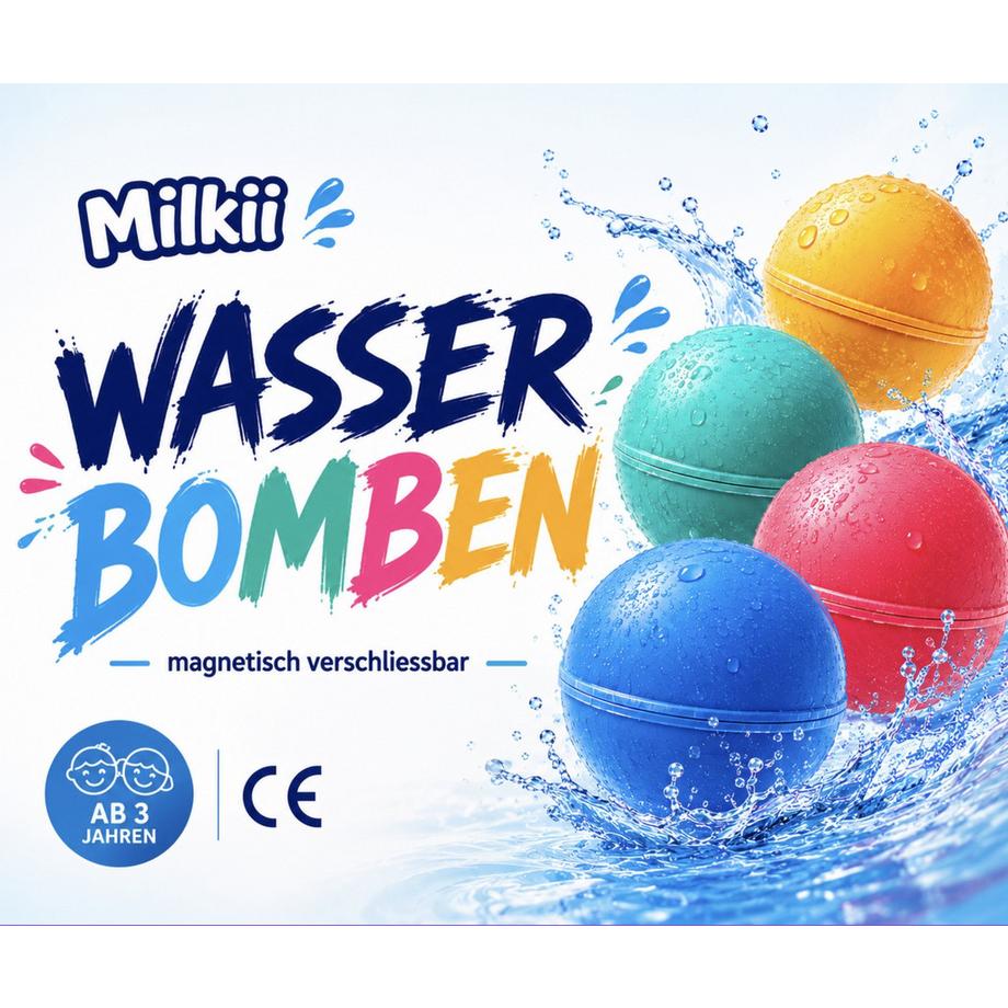 KAMA  wiederverwendbare Wasserbomben (12 Stk.) 