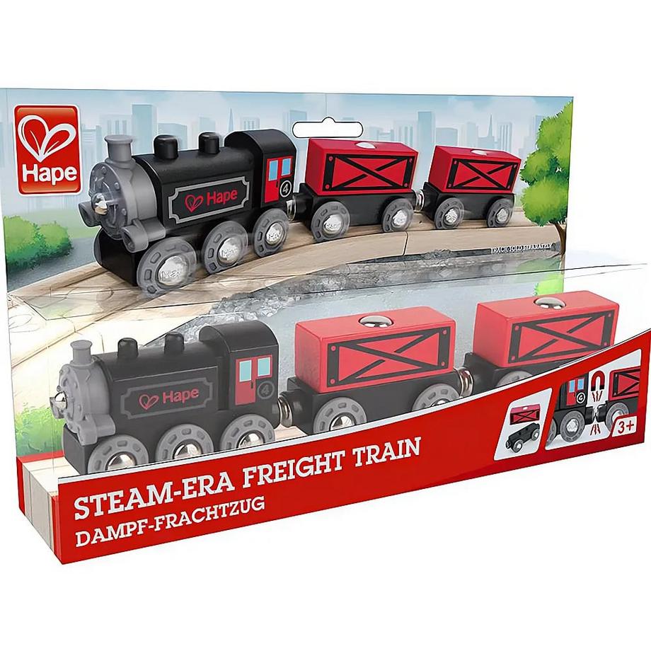 Hape  Eisenbahn Dampf-Frachtzug 