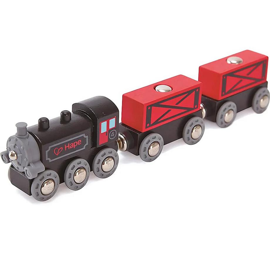 Eisenbahn Dampf-Frachtzug