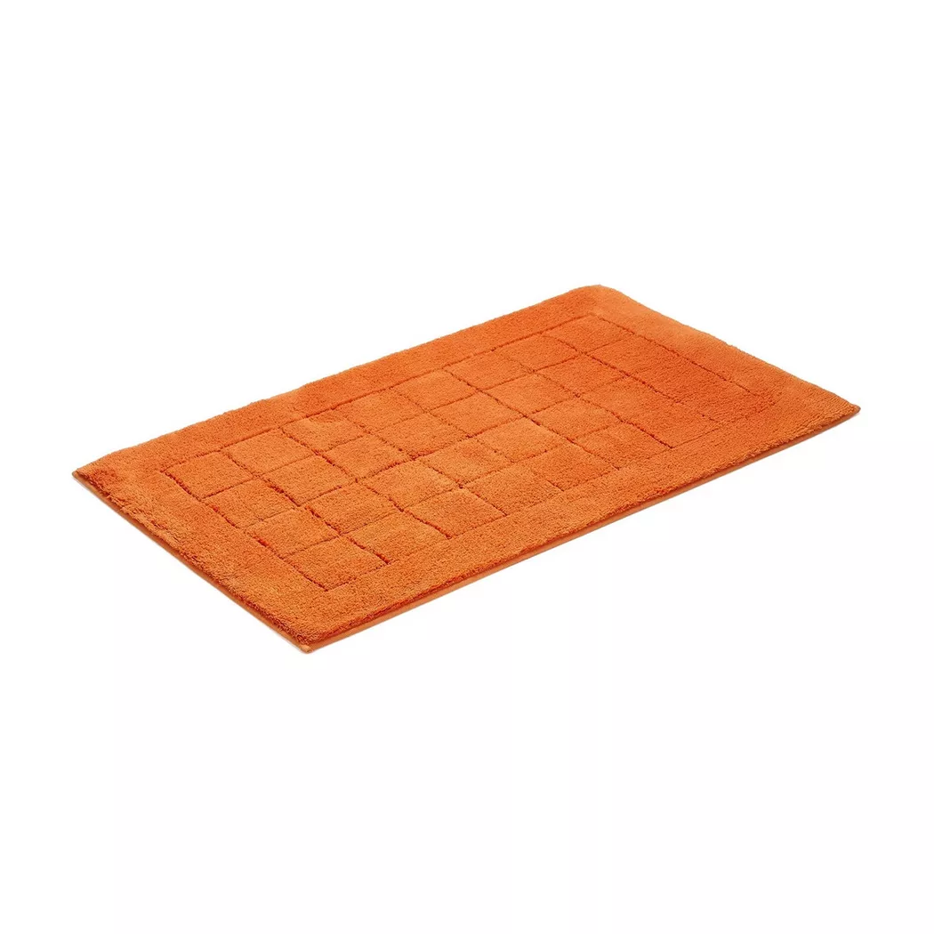 VOSSEN - Exclusive Badematte, 60x100cm, Mandarine