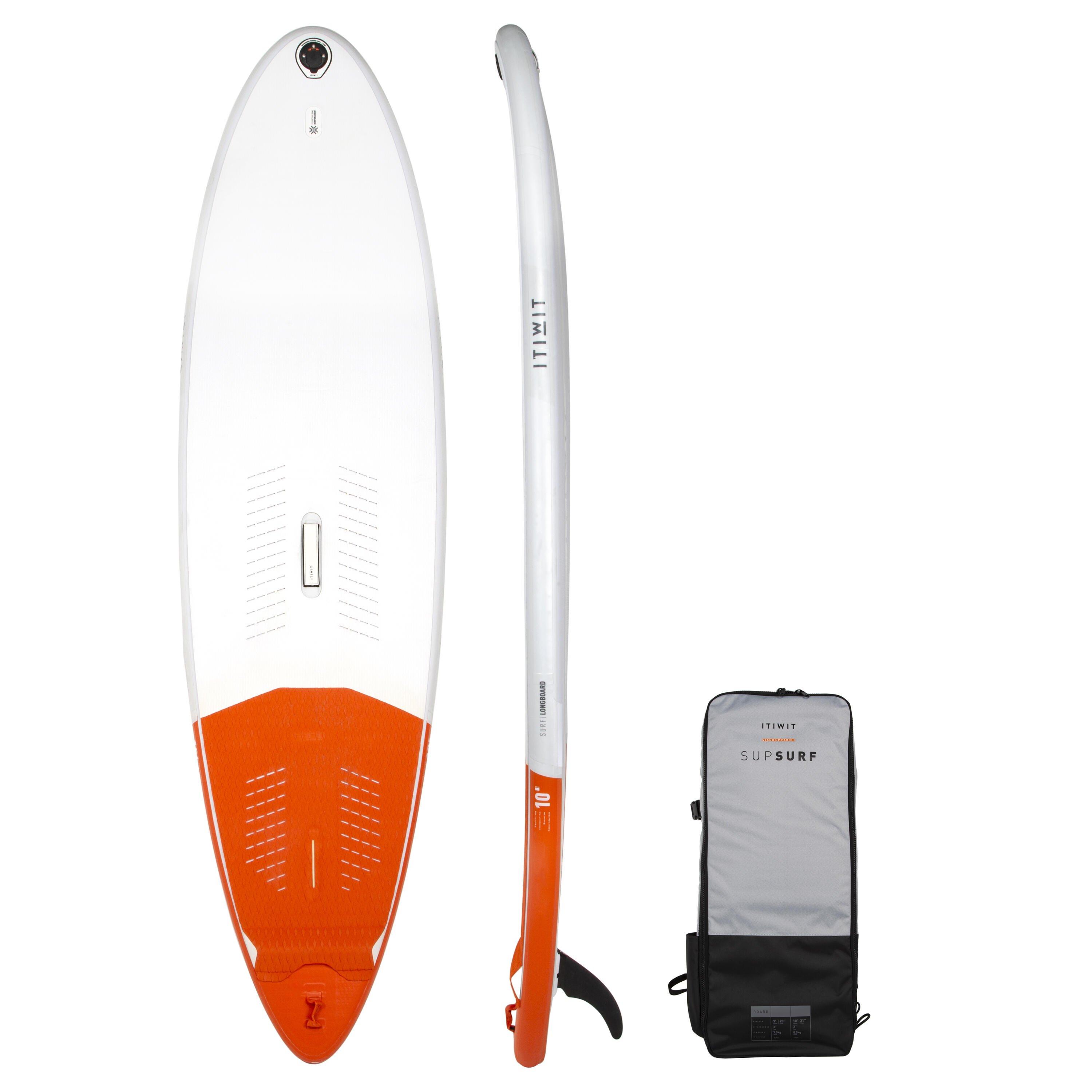 ITIWIT  SUP-Board Stand Up Paddle aufblasbar 10´- 500 Longboard Surfen 